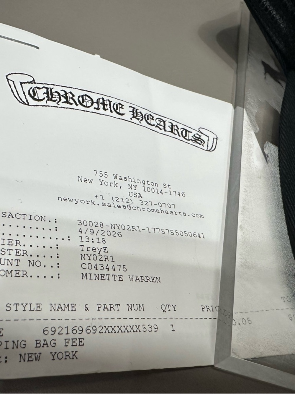 🖤 CHROME HEARTS LIMITED NYC BLACK TRUCKER HAT, NEW! SHOPPING BAG 🖤 - Picture 4 of 6